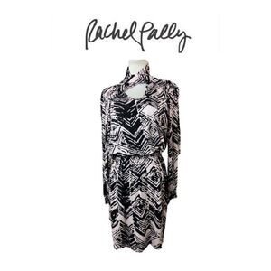 Rachael Pally Black & White Dress. Sz M
